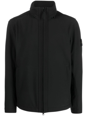 

Logo-patch zip-fastening jacket, Stone Island Logo-patch zip-fastening jacket