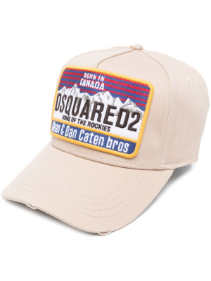 

Logo-patch cotton baseball cap, Dsquared2 Logo-patch cotton baseball cap