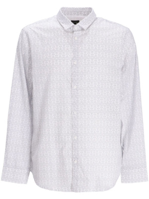 

Logo-print long-sleeve shirt, Armani Exchange Logo-print long-sleeve shirt