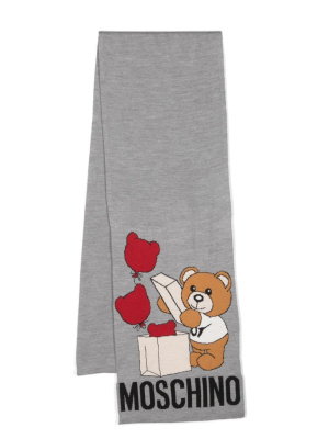 

Teddy Bear fine-knit scarf, Moschino Teddy Bear fine-knit scarf