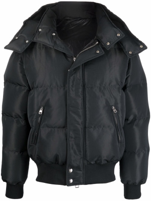 

Hooded padded jacket, Alexander McQueen Hooded padded jacket