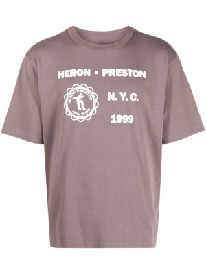 

Medieval Heron organic cotton T-shirt, Heron Preston Medieval Heron organic cotton T-shirt