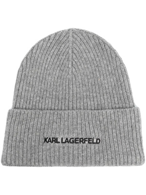 

K/Essential ribbed-knit beanie, Karl Lagerfeld K/Essential ribbed-knit beanie