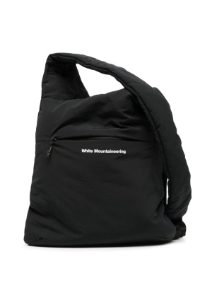 

Logo-print messenger bag, White Mountaineering Logo-print messenger bag