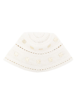 

Crochet-knit bucket hat, SANDRO Crochet-knit bucket hat