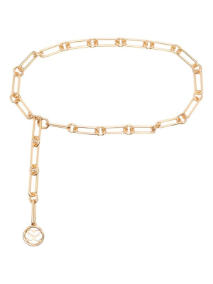 

Logo-charm chain-link belt, SANDRO Logo-charm chain-link belt