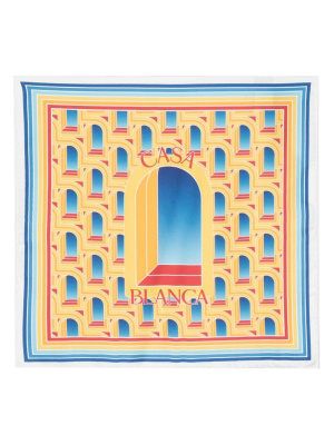 

L'Arche De Jour silk scarf, Casablanca L'Arche De Jour silk scarf