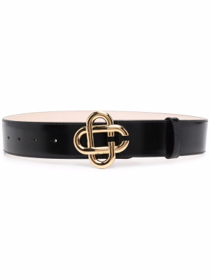 

Leather logo-buckle belt, Casablanca Leather logo-buckle belt