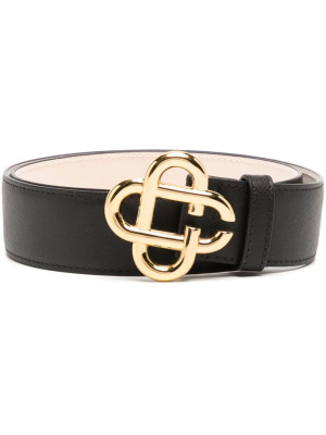 

Logo-plaque leather belt, Casablanca Logo-plaque leather belt