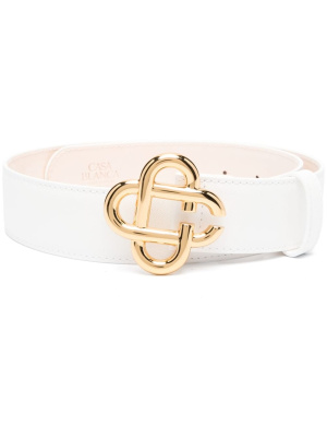 

CC logo buckle leather belt, Casablanca CC logo buckle leather belt