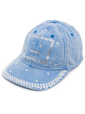 

Face Logo denim baseball cap, Acne Studios Face Logo denim baseball cap