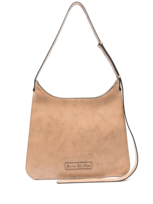 

Platt cracked-effect leather shoulder bag, Acne Studios Platt cracked-effect leather shoulder bag