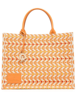 

Wave-pattern tote bag, SANDRO Wave-pattern tote bag