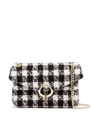 

Yza tweed shoulder bag, SANDRO Yza tweed shoulder bag