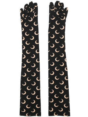 

Crescent-moon print gloves, Marine Serre Crescent-moon print gloves