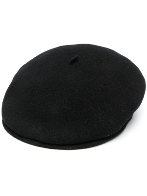 

Embroidered-logo wool beret, Marine Serre Embroidered-logo wool beret