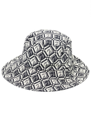 

Logo-jacquard bucket hat, Marine Serre Logo-jacquard bucket hat
