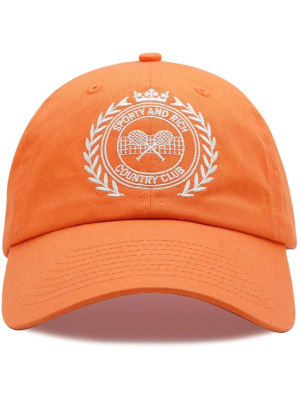 

Open crest-embroidery cap, Sporty & Rich Open crest-embroidery cap