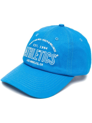 

Athletics logo-embroidered baseball cap, Sporty & Rich Athletics logo-embroidered baseball cap