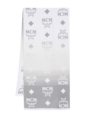 

Monogram-pattern ombré scarf, MCM Monogram-pattern ombré scarf