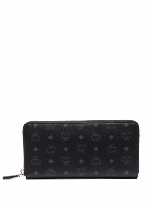 

Large monogram zip-around wallet, MCM Large monogram zip-around wallet