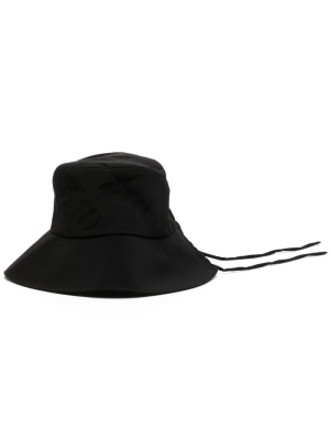 

Lace-up-detailing bucket hat, Y's Lace-up-detailing bucket hat