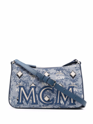 

Mini monogram jacquard shoulder bag, MCM Mini monogram jacquard shoulder bag