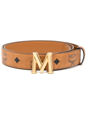 

Claus M buckle leather belt, MCM Claus M buckle leather belt