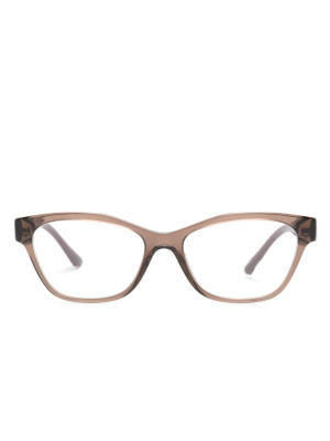 

Square-frame logo-embellished glasses, Prada Eyewear Square-frame logo-embellished glasses