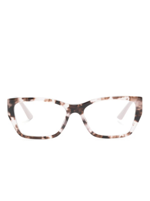 

Colour-block square-frame glasses, Prada Eyewear Colour-block square-frame glasses