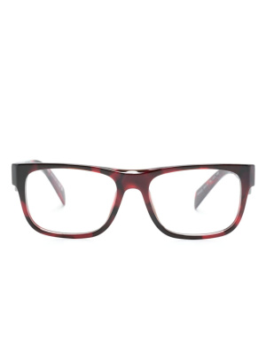 

Tortoiseshell-effect square-frame glasses, Prada Eyewear Tortoiseshell-effect square-frame glasses