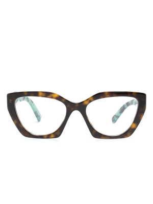 

PR 09YV square-frame glasses, Prada Eyewear PR 09YV square-frame glasses