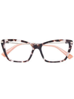 

Cat-eye tortoiseshell glasses, Miu Miu Eyewear Cat-eye tortoiseshell glasses