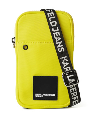 

Logo-patch phone crossbody bag, Karl Lagerfeld Jeans Logo-patch phone crossbody bag