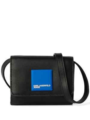 

Tech leather Nano bag, Karl Lagerfeld Jeans Tech leather Nano bag