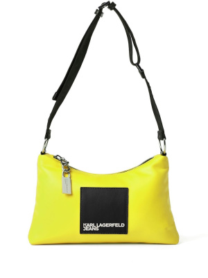 

Tech logo-patch detail bag, Karl Lagerfeld Jeans Tech logo-patch detail bag