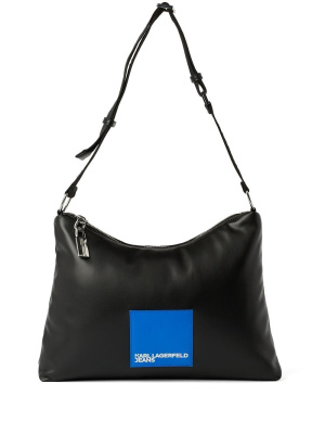 

Tech logo-patch detail bag, Karl Lagerfeld Jeans Tech logo-patch detail bag