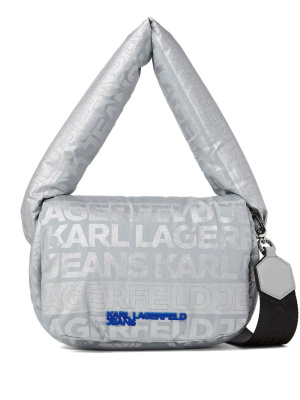 

Padded logo-print shoulder bag, Karl Lagerfeld Jeans Padded logo-print shoulder bag
