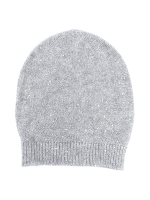 

Sequin-embellished knitted beanie, Fabiana Filippi Sequin-embellished knitted beanie