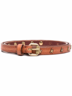 

Buckle-fastening studded leather belt, Golden Goose Buckle-fastening studded leather belt