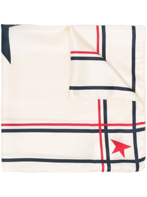 

Star-print silk foulard, Golden Goose Star-print silk foulard