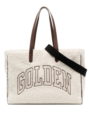 

Branded fleece tote bag, Golden Goose Branded fleece tote bag
