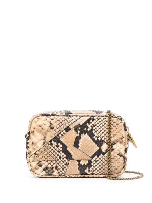 

Star snakeskin-print leather crossbody bag, Golden Goose Star snakeskin-print leather crossbody bag