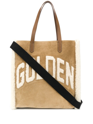 

North-South California suede tote bag, Golden Goose North-South California suede tote bag