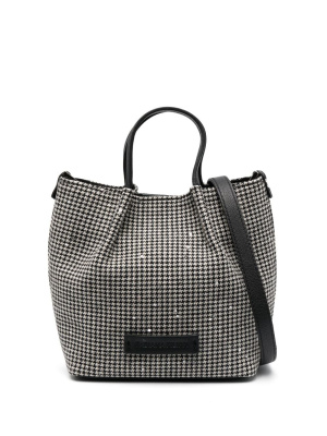 

Mini Houndstooth-pattern tote bag, Fabiana Filippi Mini Houndstooth-pattern tote bag