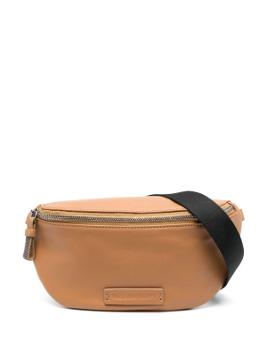 

Logo-patch leather belt bag, Fabiana Filippi Logo-patch leather belt bag