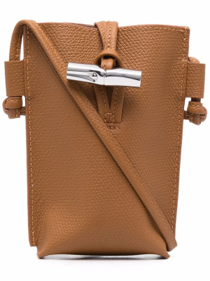 

Roseau leather phone holder, Longchamp Roseau leather phone holder