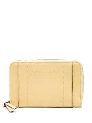 

Debossed-logo leather wallet, Longchamp Debossed-logo leather wallet