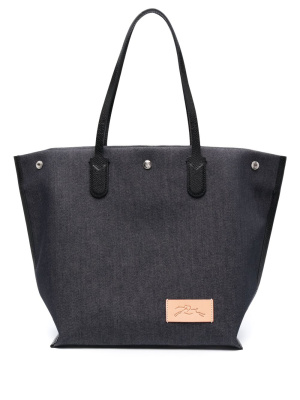 

Large Essential denim tote bag, Longchamp Large Essential denim tote bag