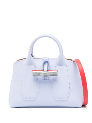 

Mini Roseau leather tote bag, Longchamp Mini Roseau leather tote bag